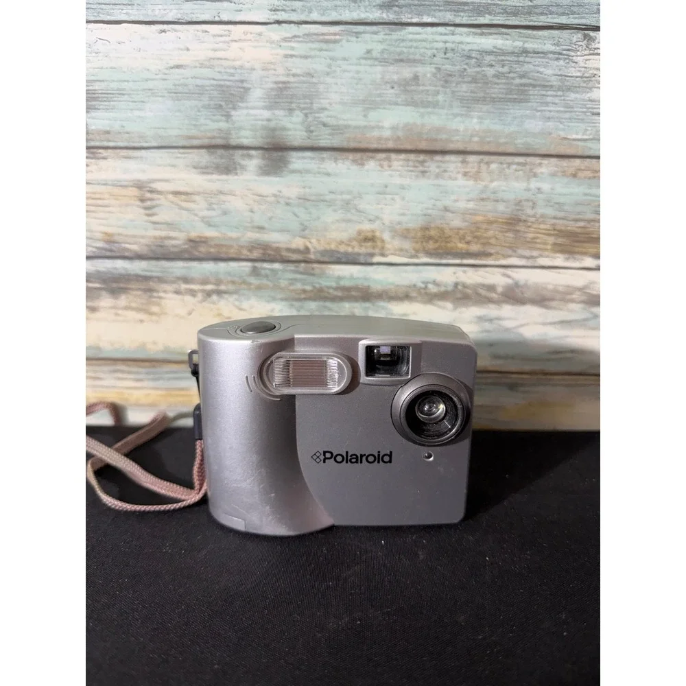 Polaroid‎ PhotoMax FUN FLASH Digital Camera Silver GOOD Y2K Vintage Digicam